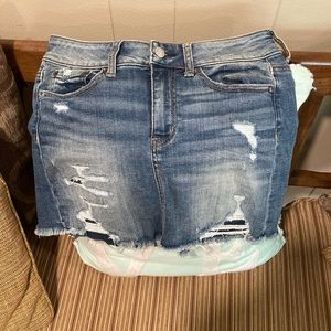 American Eagle jean skirt